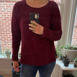 United By Blue Knit Sweater - Maroon